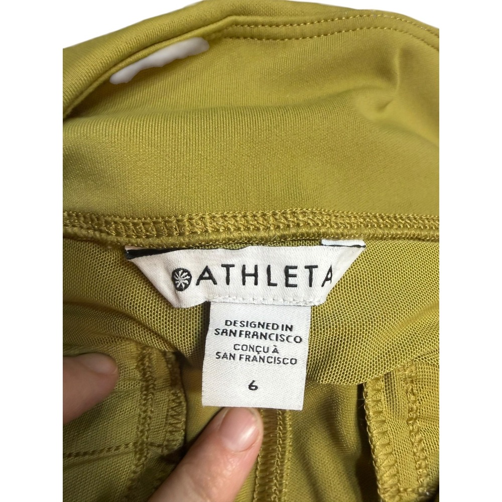 Athleta Size 6 Headlands Hybrid Cargo II Tight Moss Green Hiking Pants - Picture 3 of 8